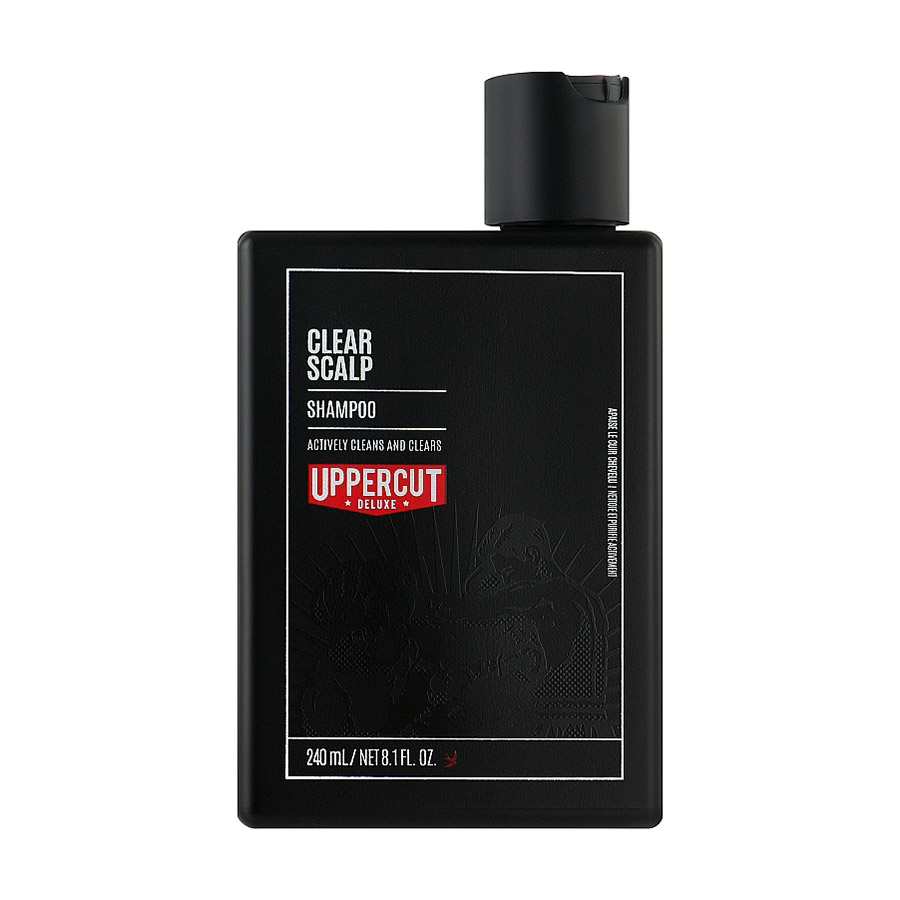 Чоловічий шампунь для волосся Uppercut Deluxe Clear Scalp Shampoo, 240 мл